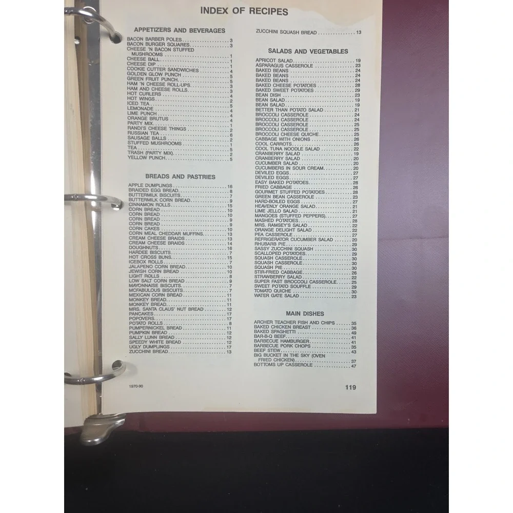 Turners Creek‎ Baptist Church Cookbook Recipe Book Yadkinville, NC 1990